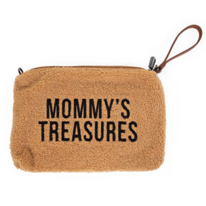 Childhome Pochette Mommy's Treasures Clutch Teddy Beige